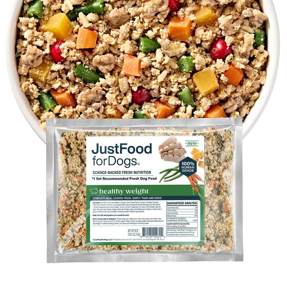 JustFoodforDogs Healthy Weight Frozen Cooked Dog Food - Image 2