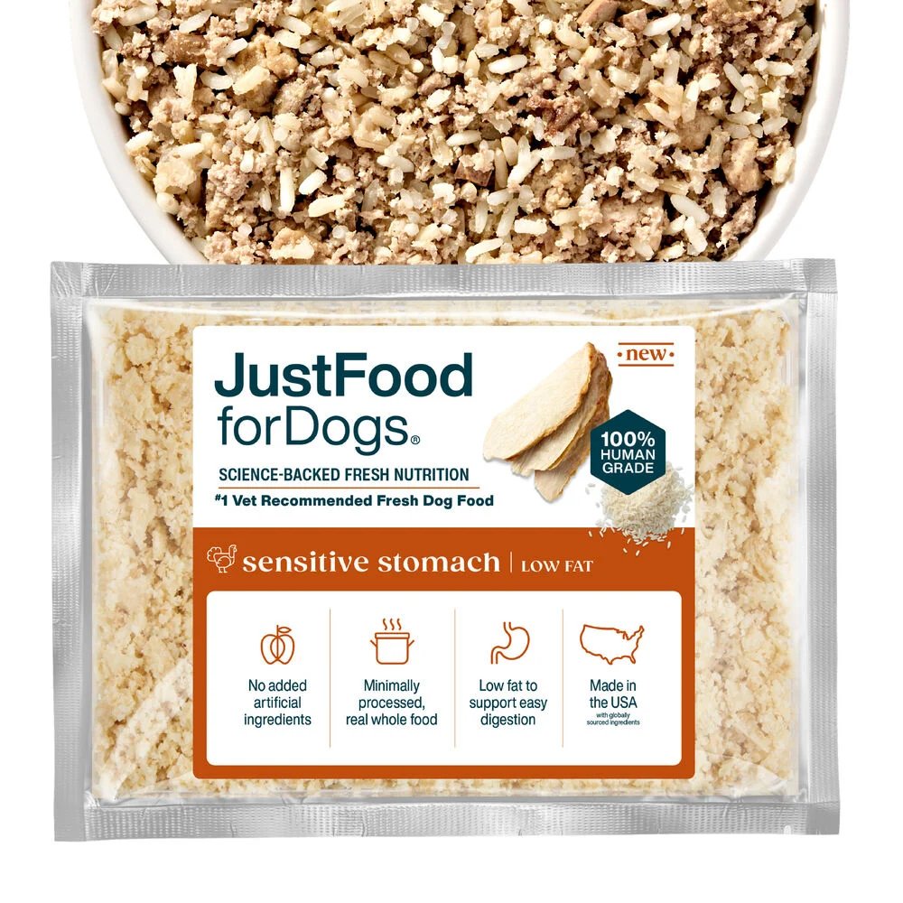 JustFoodforDogs Sensitive Stomach Low Fat Frozen Cooked Dog Food - Image 2
