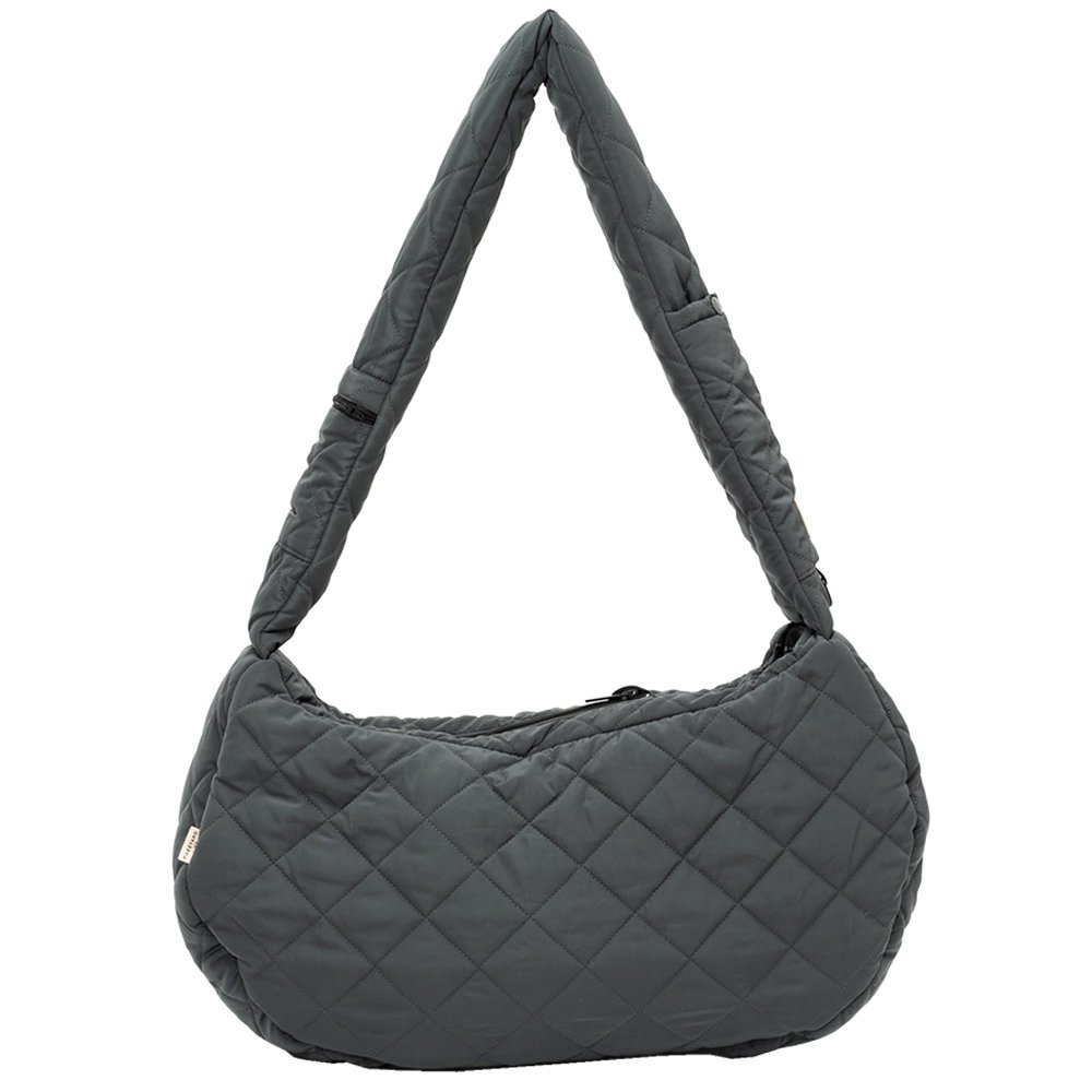 FuzzYard Life Slate Gray Quilted Sling Pet Carrier