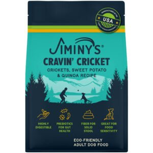 Jiminy's Cravin' Cricket w/ Crickets, Sweet Potato & Quinoa Recipe Eco-Friendly Adult Dry Dog Food