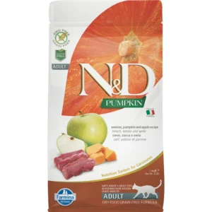 Farmina N&D Pumpkin Venison, Pumpkin & Apple Adult Dry Cat Food