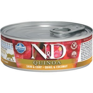 Farmina N&D Quinoa Skin & Coat Quail & Coconut Adult Canned Cat Food