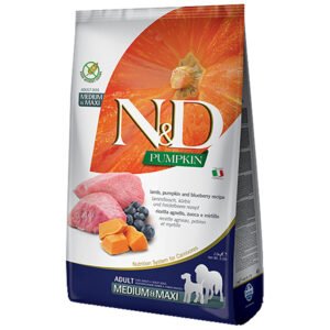 Farmina N&D Pumpkin Lamb, Pumpkin & Blueberry Recipe Adult Medium/Large Breed Dry Dog Food