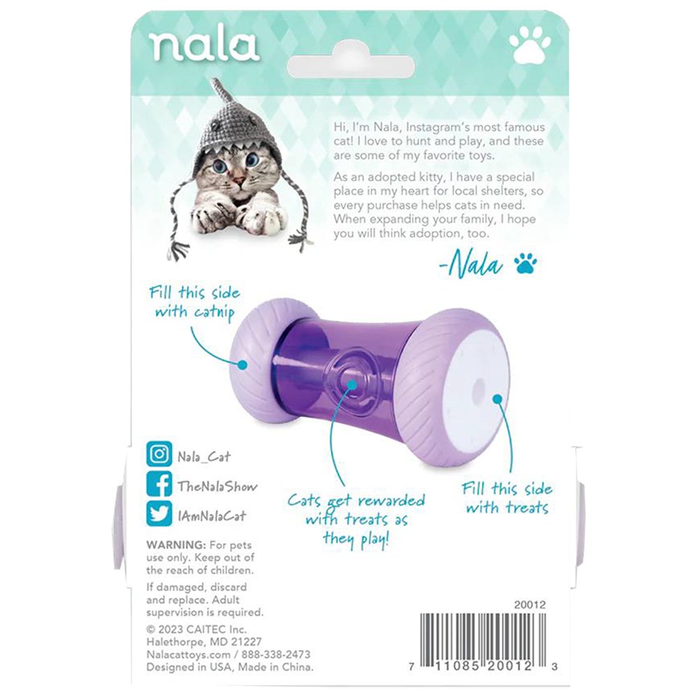 Nala Treat Wheelie Arch Catnip & Treat Dispensing Cat Toy - Image 3