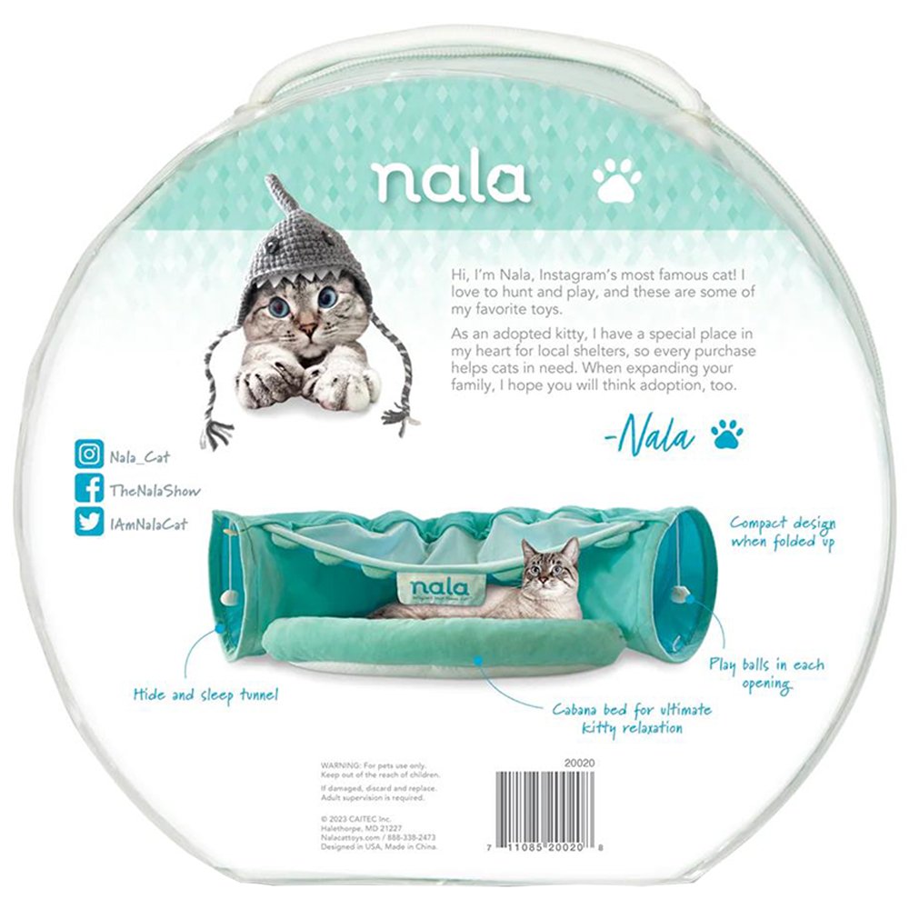 Nala Cat Tunnel Bed Chase, Play & Nap Cat Toy - Image 3
