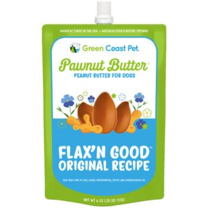 Green Coast Pet Pawnut Butter Flax'n Good Original Recipe Lickable Dog Treat