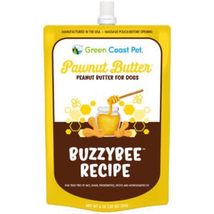 Green Coast Pet Pawnut Butter Buzzybee Recipe Lickable Dog Treat