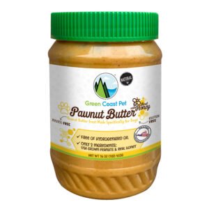 Green Coast Pet Pawnut Butter w/ Real Honey Dog Treat