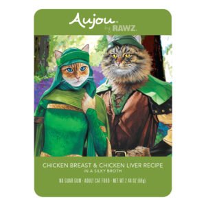 RAWZ Aujou Chicken Breast & Chicken Liver Recipe Wet Cat Food
