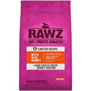 RAWZ Limited Recipe w/ Real Rabbit Natural Dry Adult Cat Food