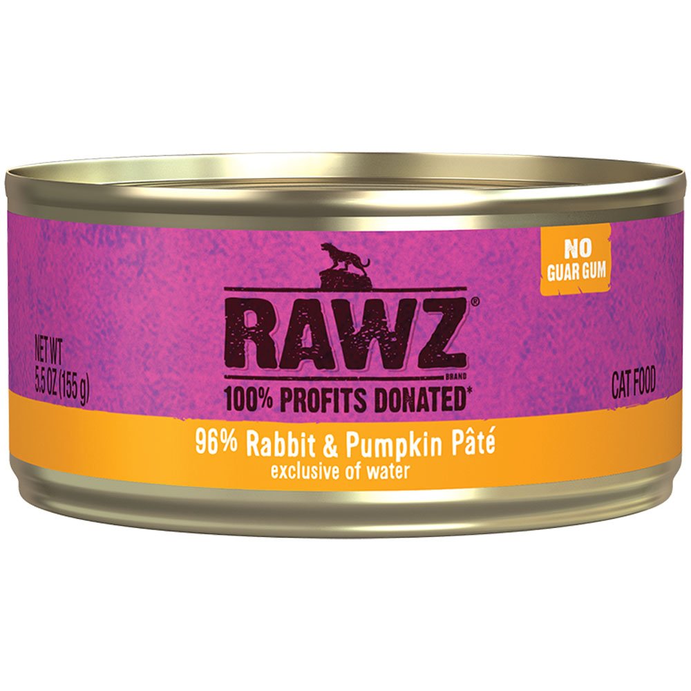 RAWZ 96% Rabbit & Pumpkin Pâté Canned Cat Food