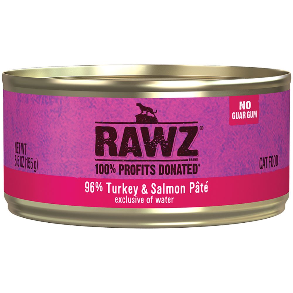 RAWZ 96% Turkey & Salmon Pâté Canned Cat Food