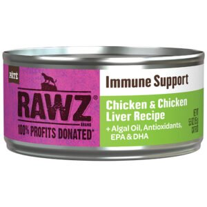 RAWZ Immune Support Chicken & Chicken Liver Recipe Canned Cat Food