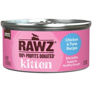 RAWZ Kitten Chicken & Tuna Cat Recipe Pâté Canned Cat Food