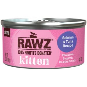 RAWZ Kitten Salmon & Tuna Cat Recipe Pâté Canned Cat Food