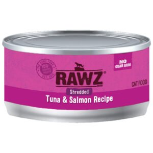 RAWZ Shredded Tuna & Salmon Recipe Adult Canned Cat Food