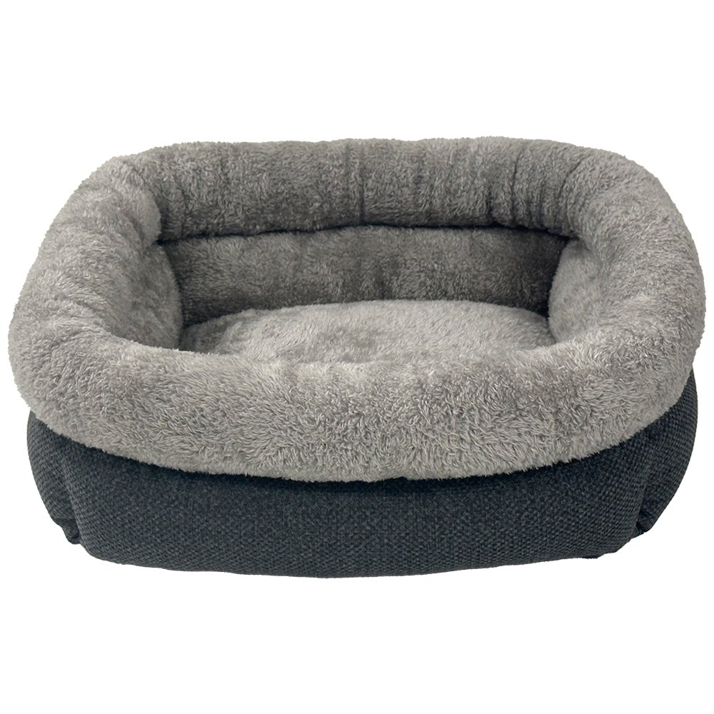 Pure Comfort The Little Haven Dark Gray Pet Bed