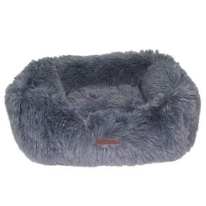 Pure Comfort Dark Gray Cozy Cuddler Pet Bed