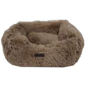Pure Comfort Tan Cozy Cuddler Pet Bed
