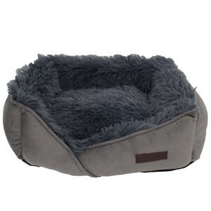 Pure Comfort Dark Gray Cuddler Pet Bed