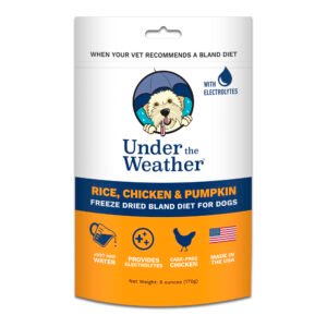 Under The Weather Rice, Chicken & Pumpkin Freeze Dried Bland Dog Food