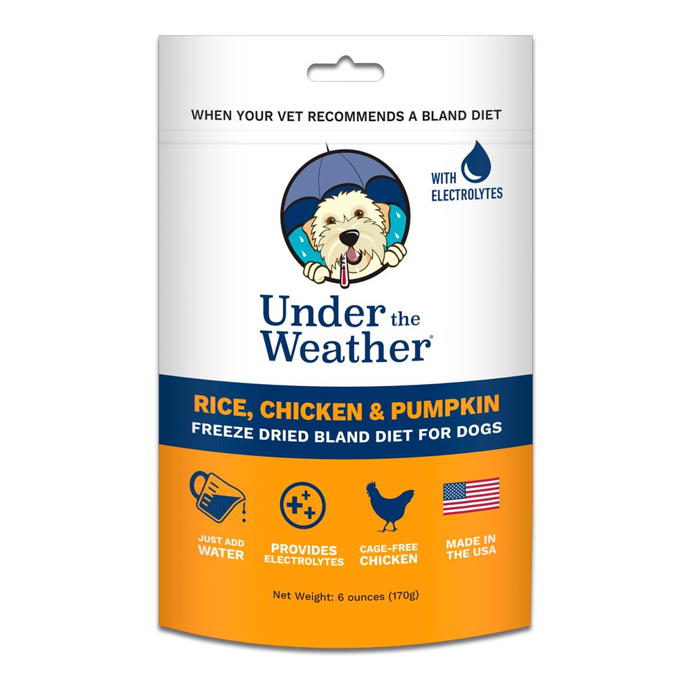 Under The Weather Rice, Chicken & Pumpkin Freeze Dried Bland Dog Food