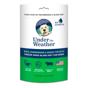 Under The Weather Rice, Hamburger & Sweet Potato Freeze Dried Bland Dog Food