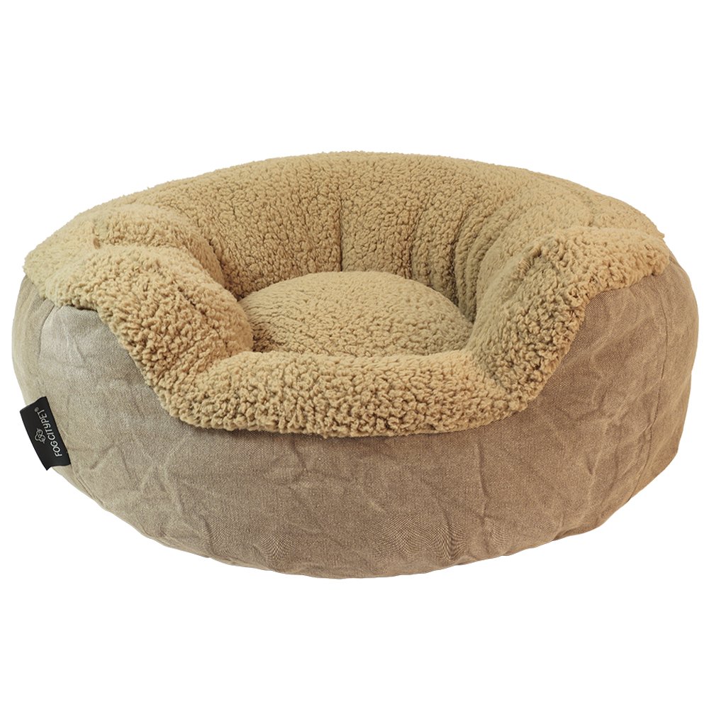 Fog City Pet Natural Oval Cuddler Pet Bed