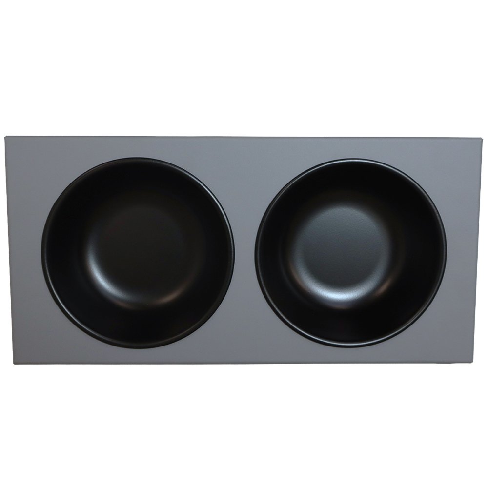 Fog City Pet Metal Double Diner Cat Bowl - Image 4