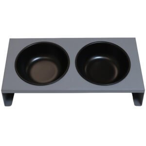 Fog City Pet Metal Double Diner Cat Bowl