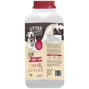Fidobiotics Utter Goat Milk Ginger Shroom Flavor Daily Adaptogen Dog Supplement