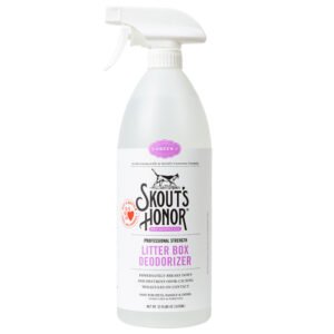 Skout's Honor Professional Strength Litter Box Deodorizer Spray for Cats