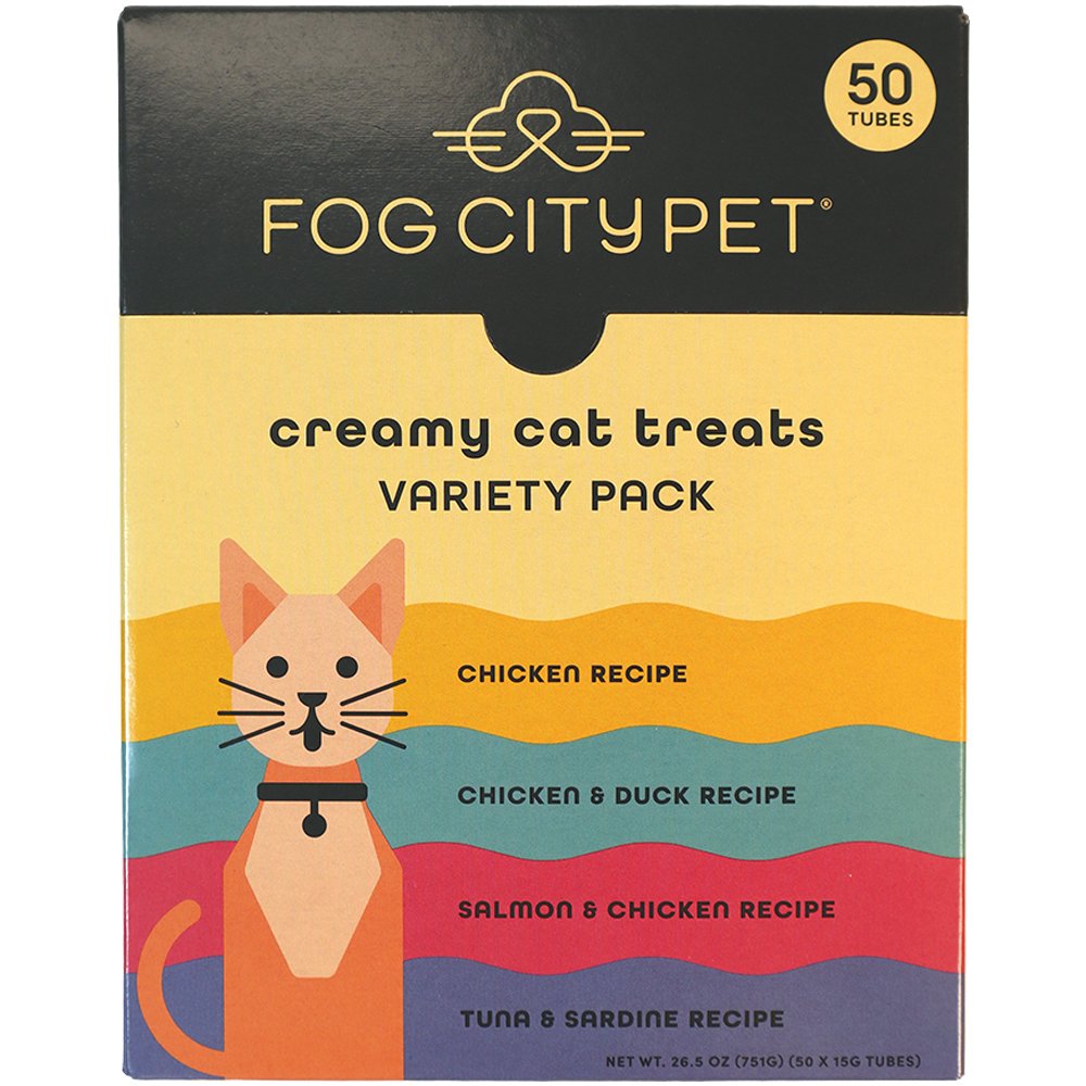 Fog City Pet Variety Pack Lickable Creamy Cat Treats - Image 5