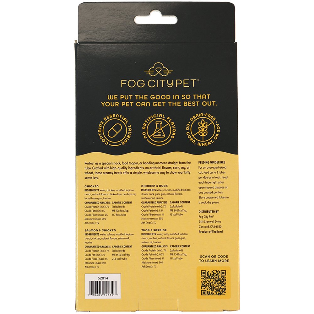 Fog City Pet Variety Pack Lickable Creamy Cat Treats - Image 4