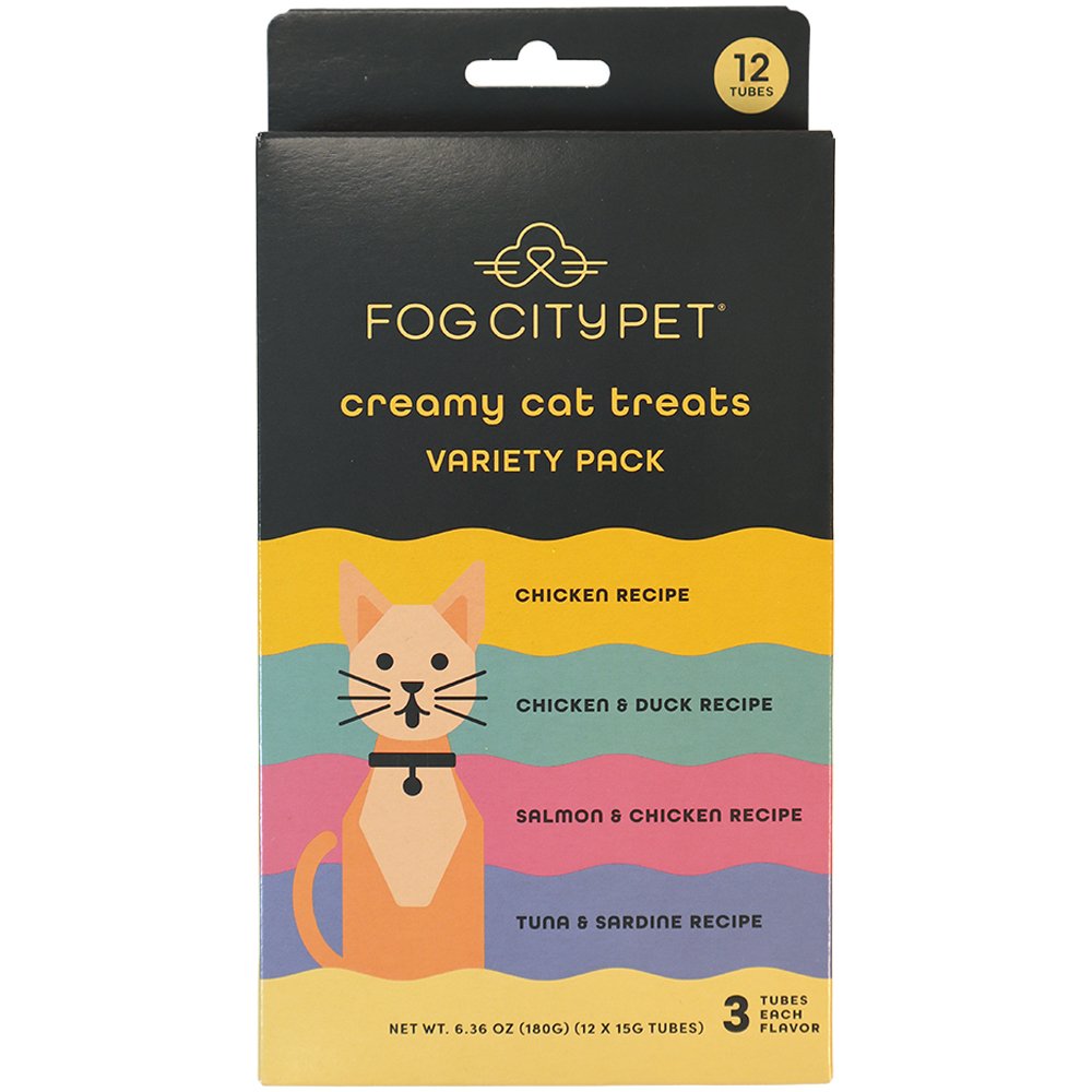 Fog City Pet Variety Pack Lickable Creamy Cat Treats - Image 3