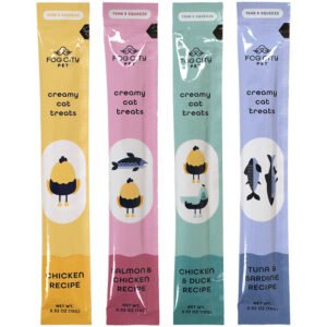 Fog City Pet Variety Pack Lickable Creamy Cat Treats