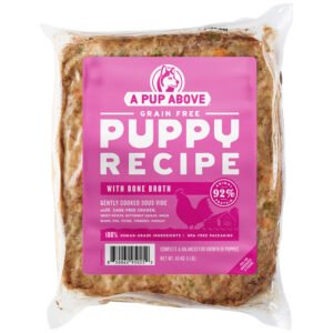 A Pup Above Gently Cooked Grain Free Puppy Recipe w/ Bone Broth Frozen Dog Food