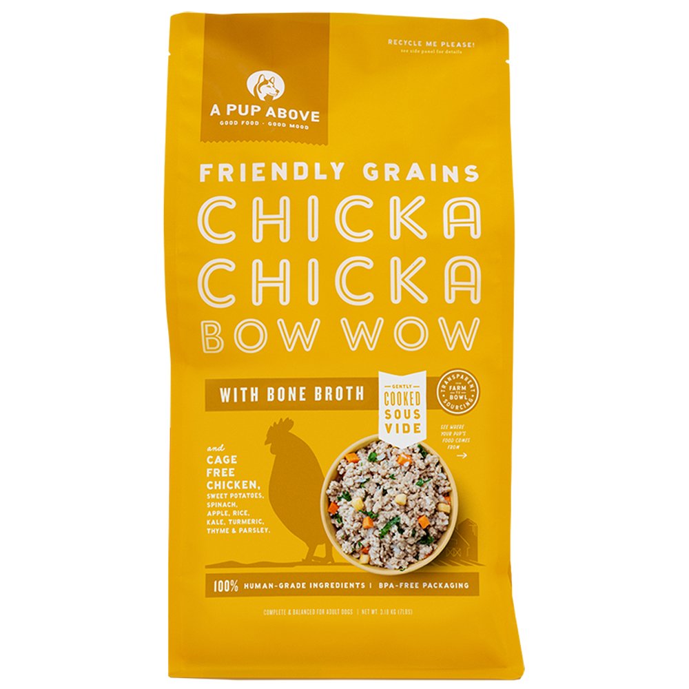 A Pup Above Gently Cooked Friendly Grains Chicka Chicka Bow Wow w/ Bone Broth Frozen Dog Food - Image 3