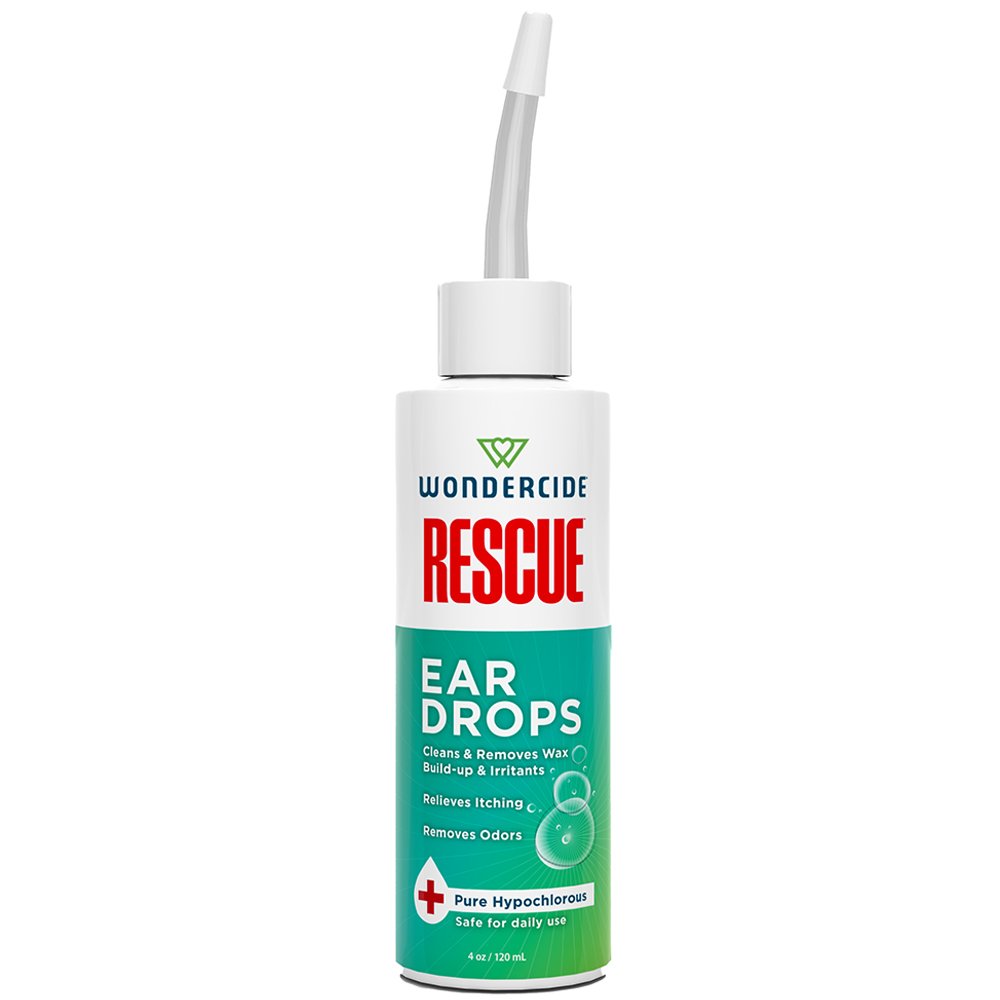 Wondercide Rescue Ear Drops w/ Pure Hypochlorous for Dogs & Cats - Image 2