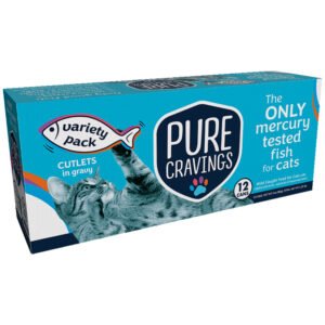 Pure Cravings Seafood Variety Pack Cutlets in Gravy Canned Cat Food