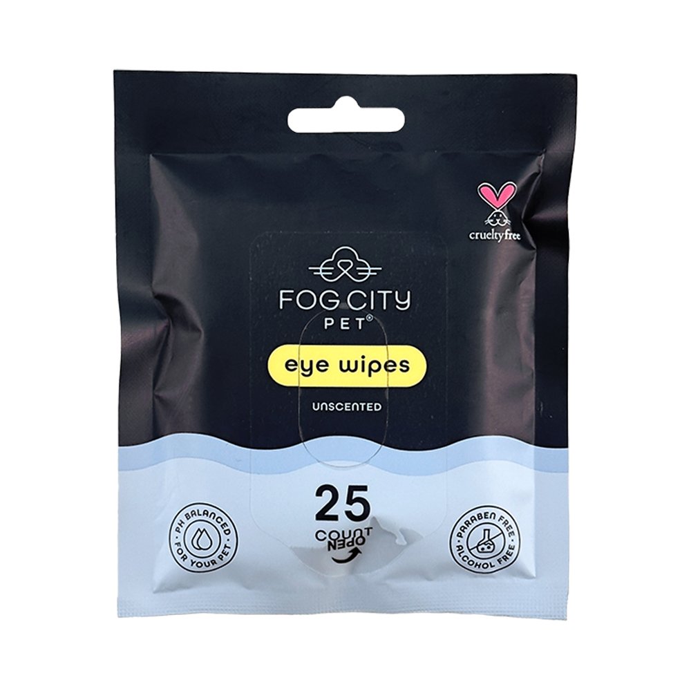 Fog City Pet Unscented Eye Wipes for Dogs & Cats