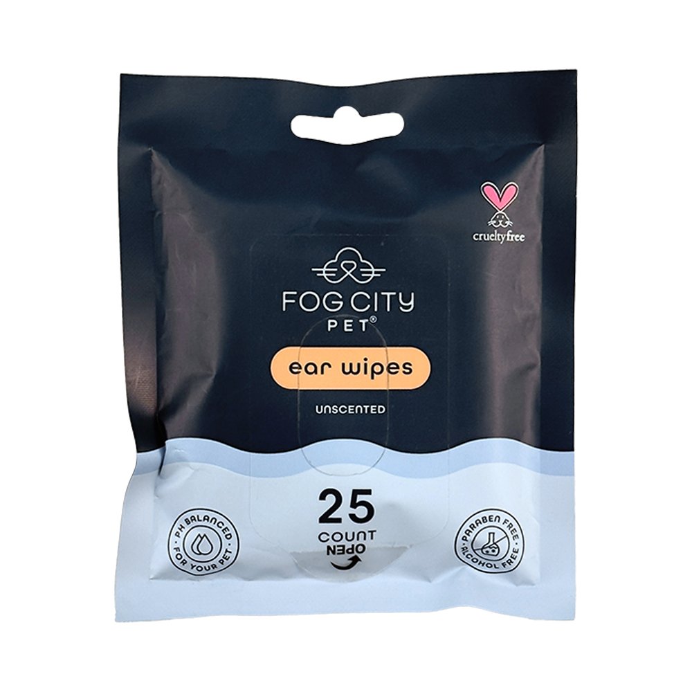 Fog City Pet Unscented Ear Wipes for Dogs & Cats