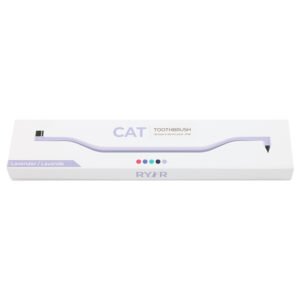 RyerCat Lavender Dual Sided Cat Toothbrush