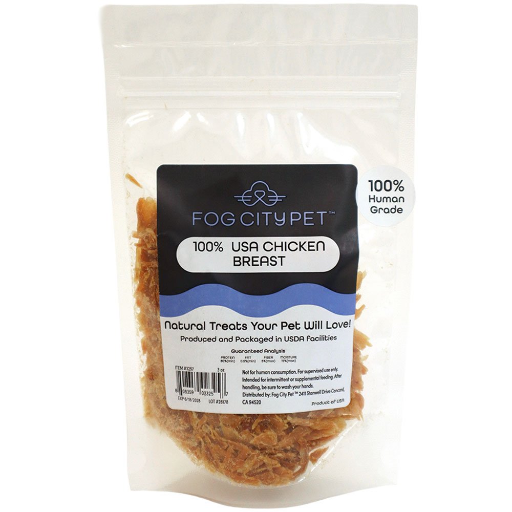 Fog City Pet Dehydrated Chicken Breast Dog & Cat Treats