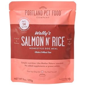 Portland Pet Food Wally's Salmon N' Rice Homestyle Meal Dog Food Topper