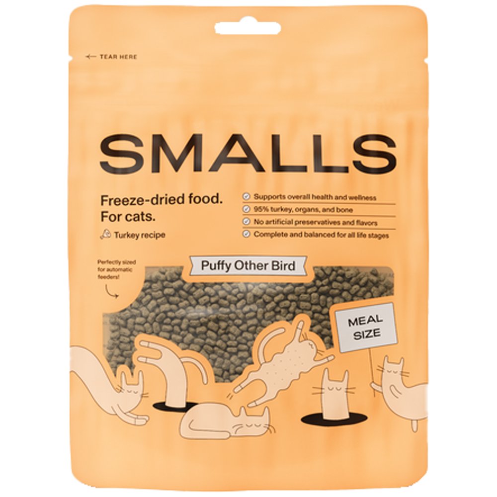 Smalls Freeze-Dried Puffy Other Bird Turkey Recipe Cat Food