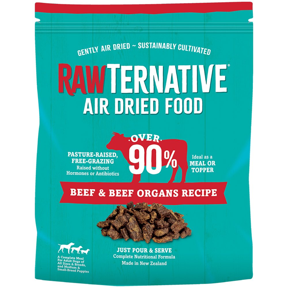 Rawternative Beef & Beef Organs Recipe Air-Dried Dog Food