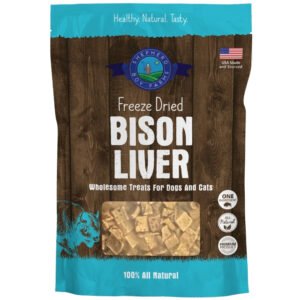 Shepherd Boy Farms Freeze-Dried Bison Liver Dog & Cat Treats