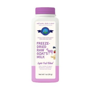 Shepherd Boy Farms Super Fruit Blend Freeze-Dried Raw Goat's Milk for Dogs