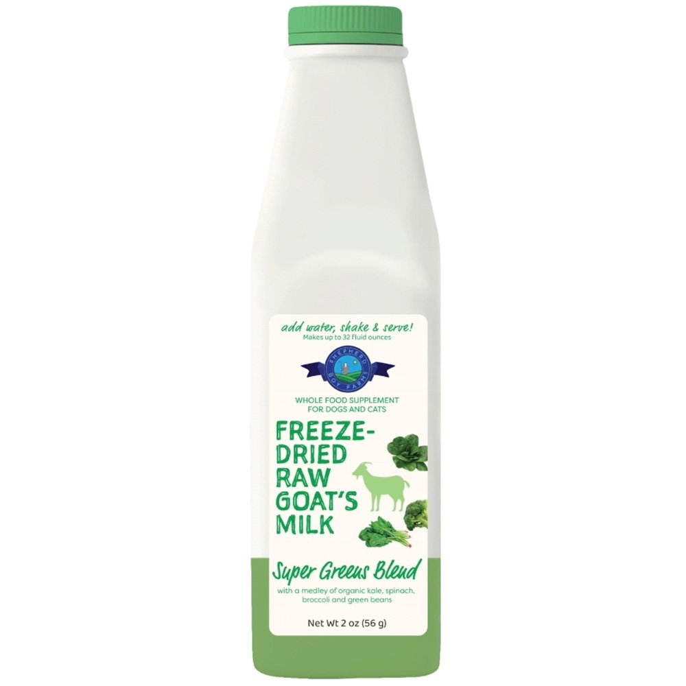 Shepherd Boy Farms Super Greens Blend Freeze-Dried Raw Goat's Milk for Dogs - Image 3